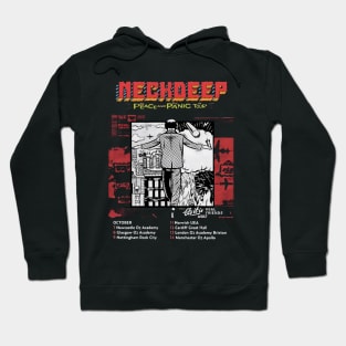 Neckdeep peace and panic UK Tour Hoodie